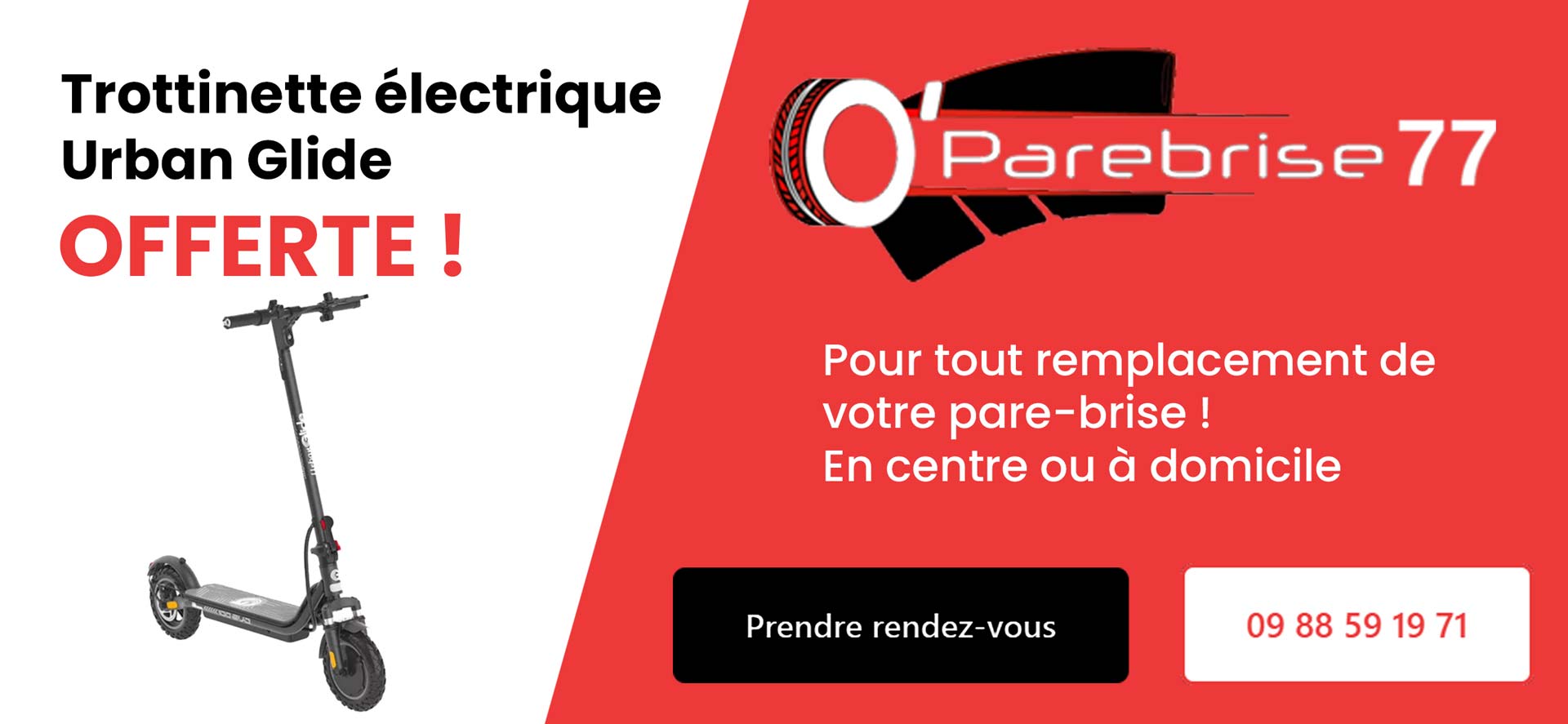 offre remplacement pare-brise trottinette